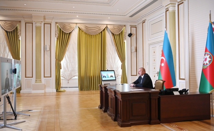 President Ilham Aliyev received in a video format Zaur Mikayilov - VIDEO