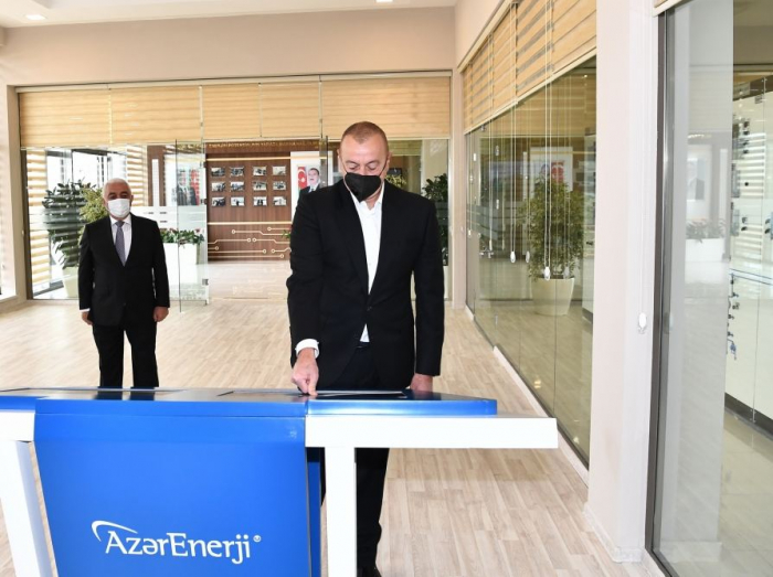 President Ilham Aliyev inaugurates newly renovated two substations
