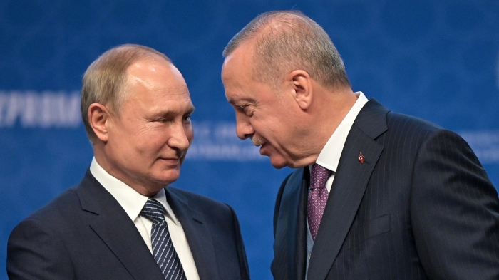 Turkish, Russian presidents discuss bilateral ties