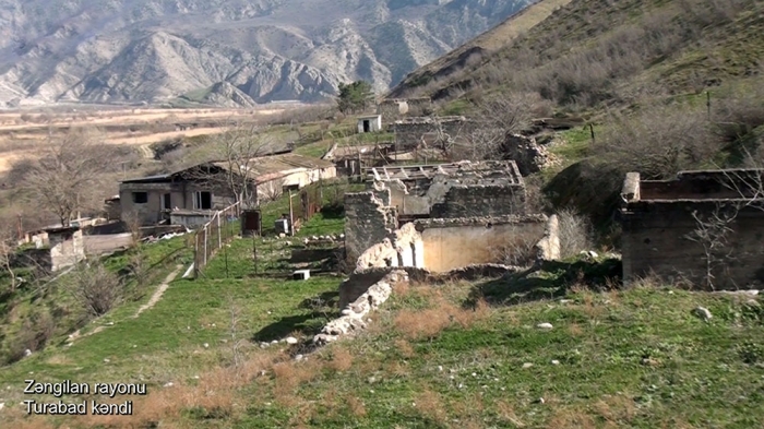 Video footage of the Turabad village of the Zangilan region - VIDEO
