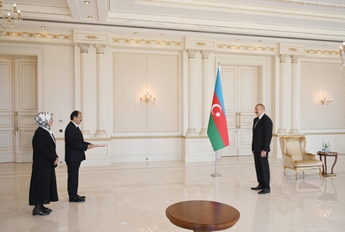 President Ilham Aliyev received credentials of incoming Turkish ambassador