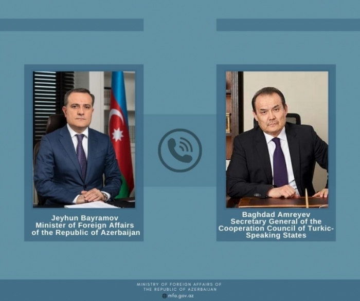 Azerbaijani FM, Turkic Council Secretary General have phone talk

