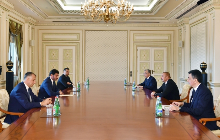 President Ilham Aliyev received mayor of Tbilisi