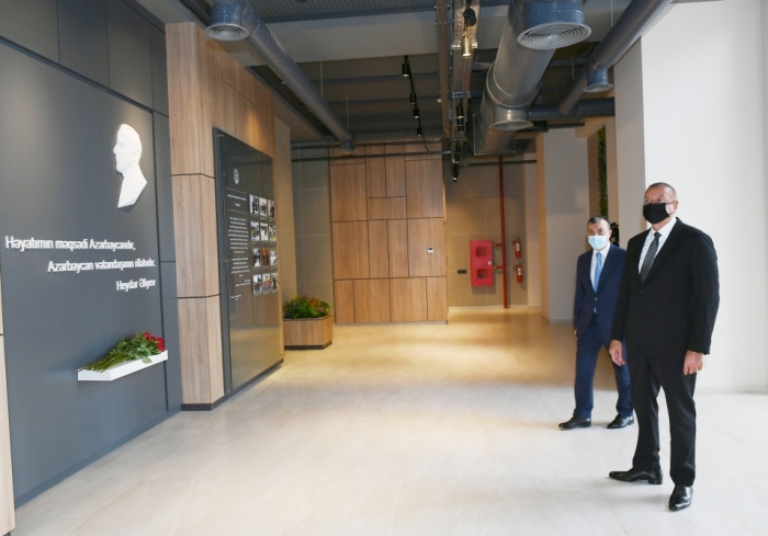 Ilham Aliyev attended inauguration of DOST center