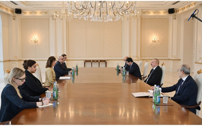 Президент Азербайджана принял представителя государственного секретаря США
