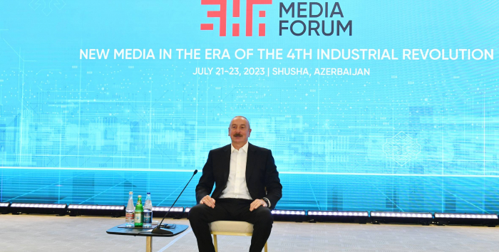 “Media keeps me updated that helps in maintaining good governance”, says President Ilham Aliyev