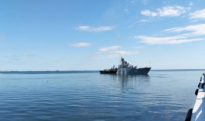 Defense Ministry: Warships of Russia’s Caspian Flotilla leave Baku Port