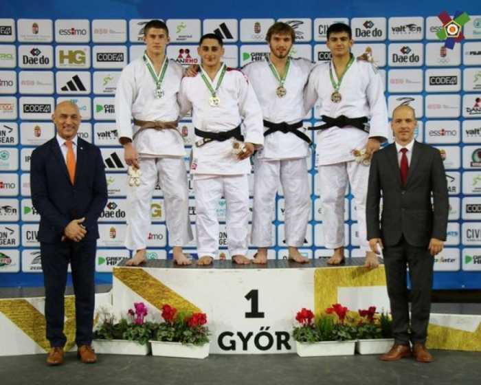 Азербайджанские дзюдоисты завоевали 4 медали на Кубке Европы- фото 