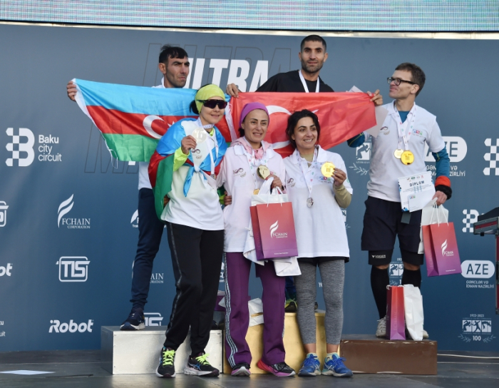 Награждены победители прошедшего в Баку ультрамарафона