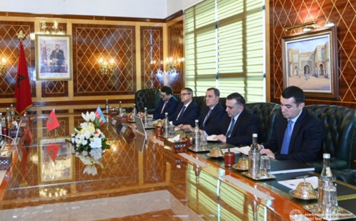 Глава МИД Азербайджана встретился с председателем верхней палаты парламента Марокко