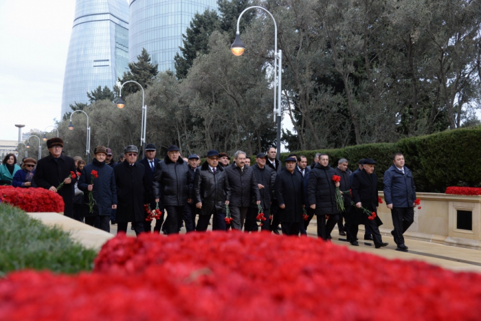Члены Общины Западного Азербайджана почтили память шехидов 20 Января
