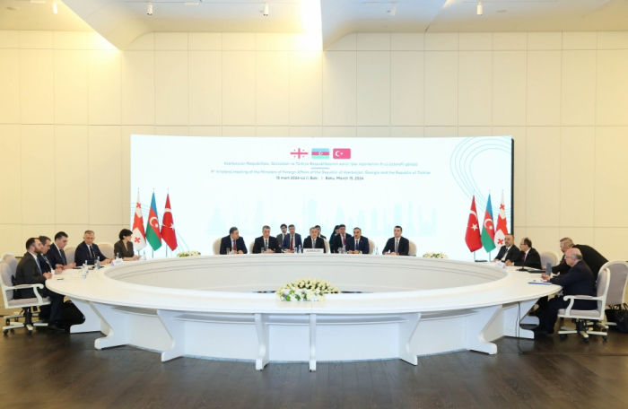 В Баку прошла 9-я трехсторонняя встреча министров иностранных дел Азербайджана, Турции и Грузии –  ОБНОВЛЕНО 