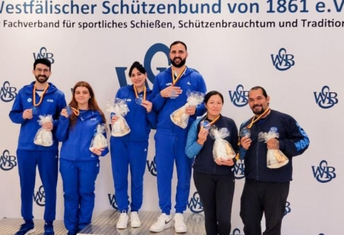 Азербайджанские стрелки завоевали золотую медаль в Германии