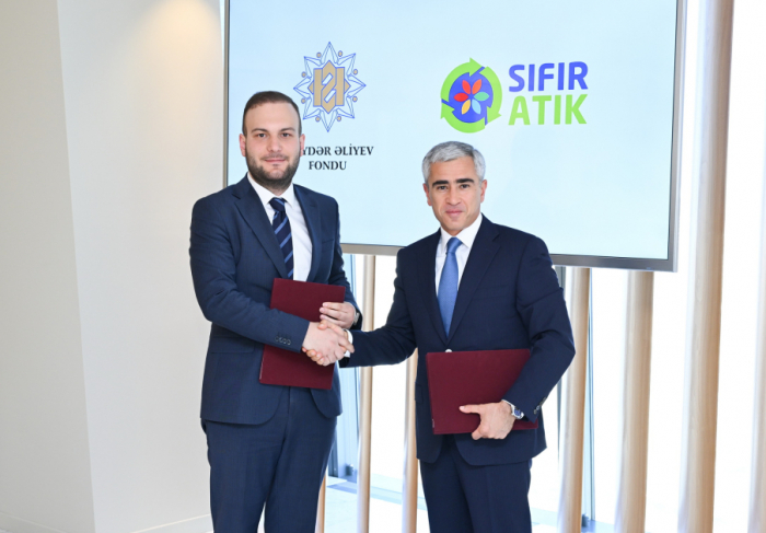 Между Фондом Гейдара Алиева и турецким Фондом нулевых отходов подписан Меморандум о взаимопонимании