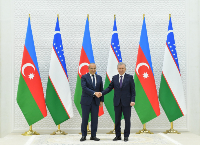 Президент Узбекистана принял делегацию из Азербайджана