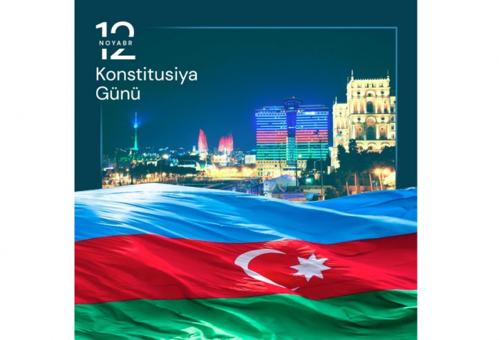  Первый вице-президент Мехрибан Алиева поделилась публикацией по случаю Дня Конституции 
