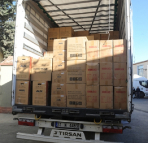 Очередная гуманитарная помощь отправлена в турецкий регион Кахраманмараш 