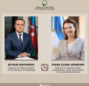Состоялся телефонный разговор министра иностранных дел Азербайджана с главой МИД Аргентины