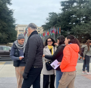 В Женеве состоялась акция протеста против минирования азербайджанских территорий