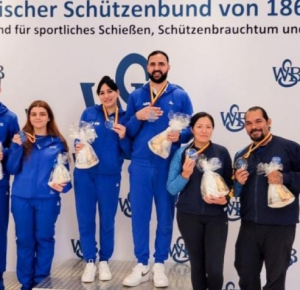 Азербайджанские стрелки завоевали золотую медаль в Германии