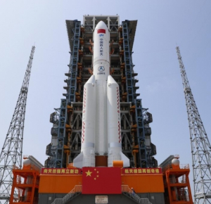 China prepares to launch space station core module