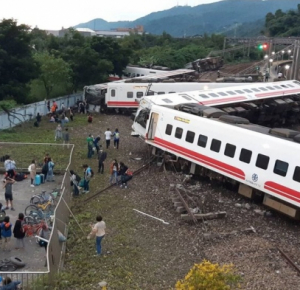 Taiwan: At least 34 killed after train derails inside tunnel