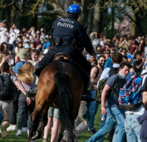 Belgium police break up fake festival started as April Fools' joke
