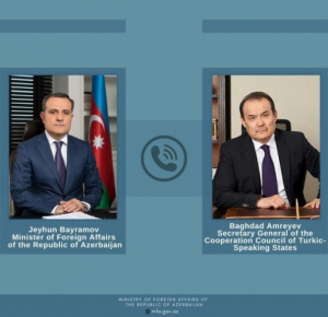 Azerbaijani FM, Turkic Council Secretary General have phone talk