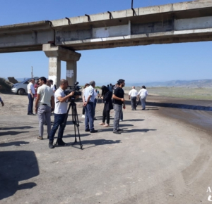 Media representatives visit Aghdam district