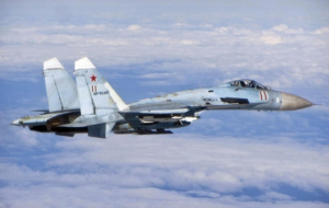 Russian Su-27 scrambled
