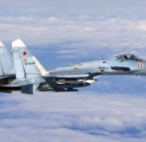 Russian Su-27 scrambled
