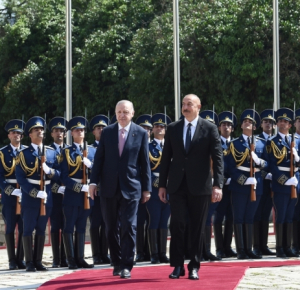 Official welcome ceremony was held for Turkish President in Shusha 