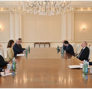 Президент Азербайджана принял представителя государственного секретаря США
