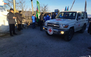 Eight ICRC vehicles passed freely through protest area
