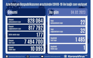 Azerbaijan logs 22 new daily cases of COVID-19
