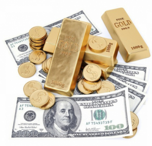 Золото умеренно подорожало на ослаблении доллара
