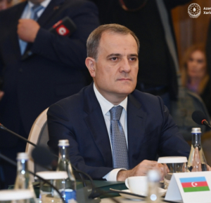 Azerbaijani FM delivers speech at meeting of CIS Council of Foreign Ministers in Kyrgyzstan