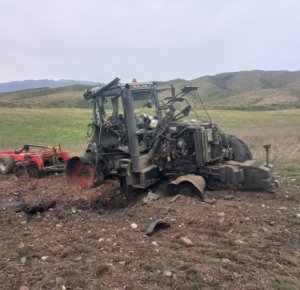 Тракторист подорвался на мине в Тертере