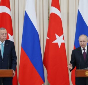 Эрдоган обсудил с Путиным по телефону ситуацию на Ближнем Востоке