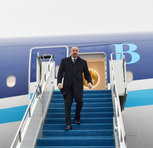     Президент Азербайджана Ильхам Алиев прибыл с визитом в Казахстан <span style=
