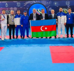 Азербайджанские каратисты завоевали семь медалей на международном турнире-<span style=