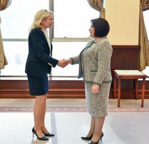 Председатель Милли Меджлиса встретилась с президентом ПА ОБСЕ