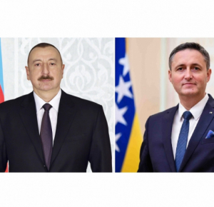 Член Президиума Боснии и Герцеговины поздравил Президента Ильхама Алиева