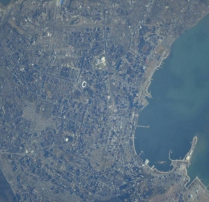 Космонавт сфотографировал Баку с борта МКС