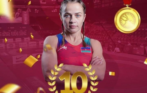 Чемпионат Европы по борьбе: азербайджанская спортсменка завоевала золотую медаль