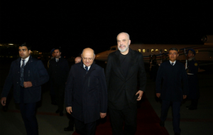 Премьер-министр Албании Эди Рама прибыл с рабочим визитом в Азербайджан