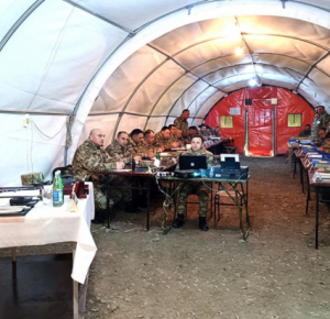 В Н-ской воинской части состоялись командно-штабные учения