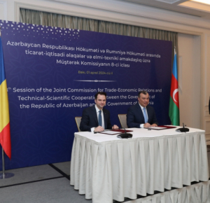 Между Азербайджаном и Румынией подписаны меморандумы о взаимопонимании по сотрудничеству в сфере продовольственной безопасности