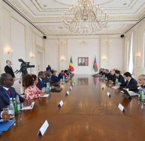 Состоялась встреча президентов Азербайджана и Конго в расширенном составе <span style=